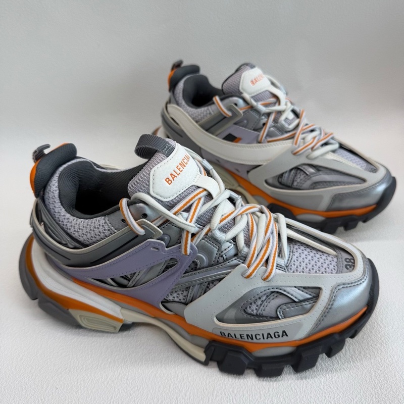 Balenciaga巴黎世家 Track 系帶圓頭 灰色 新配色 38碼-2