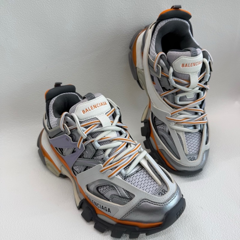 Balenciaga巴黎世家 Track 系帶圓頭 灰色 新配色 38碼-6