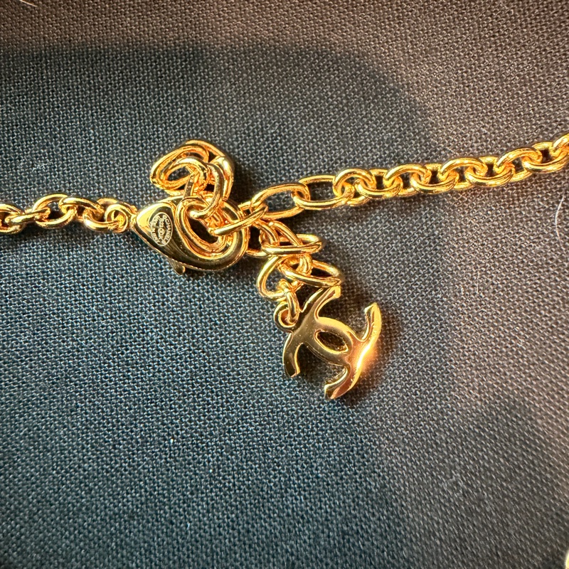 CHANEL 愛心珍珠項鍊 【超低價】.ᐟ.ᐟ-4