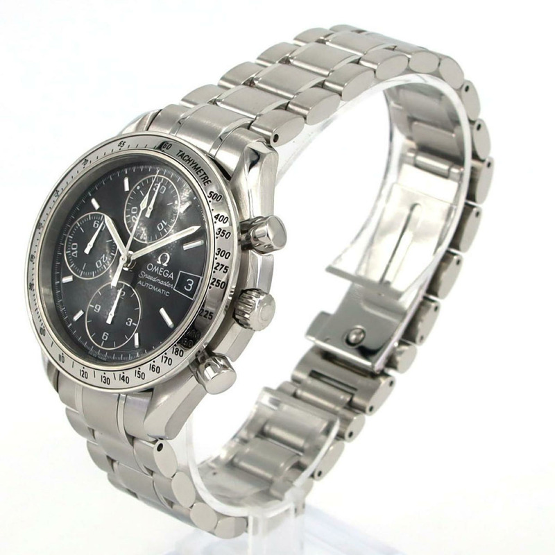 歐米茄超霸系列日期顯示3513.50不鏽鋼自動腕錶-1