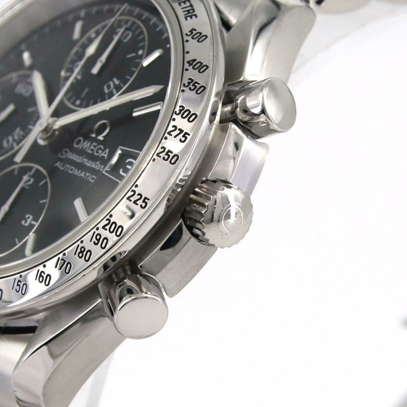 歐米茄超霸系列日期顯示3513.50不鏽鋼自動腕錶-4