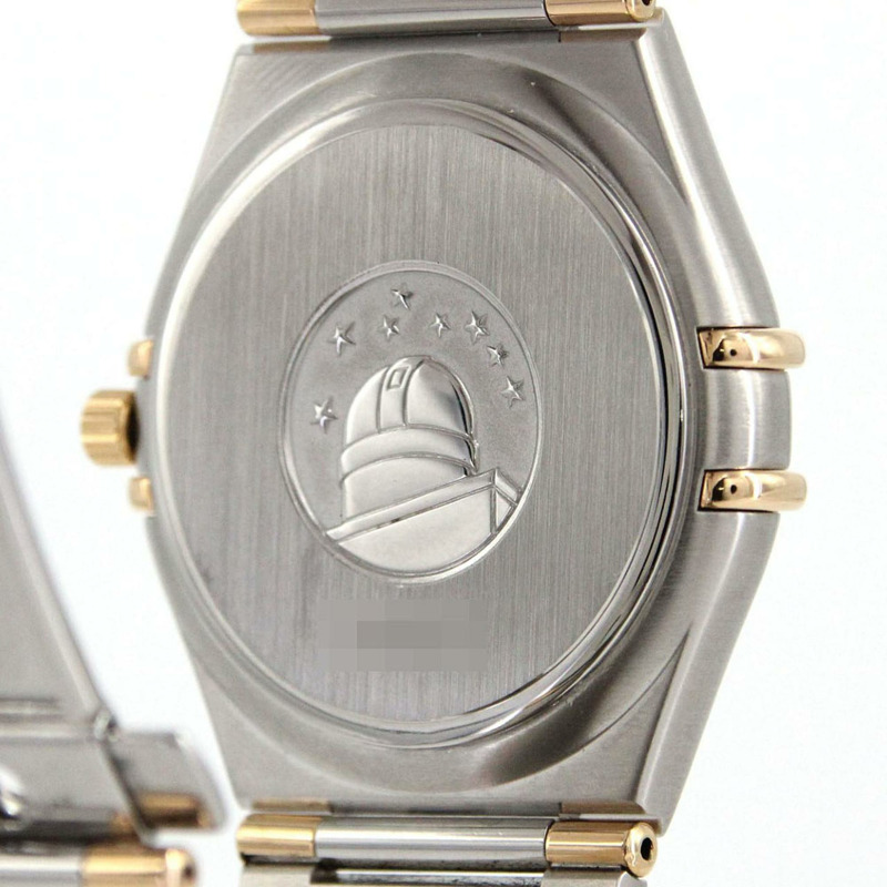 歐米茄星座系列雙色1312.10 SSxYG石英錶-4