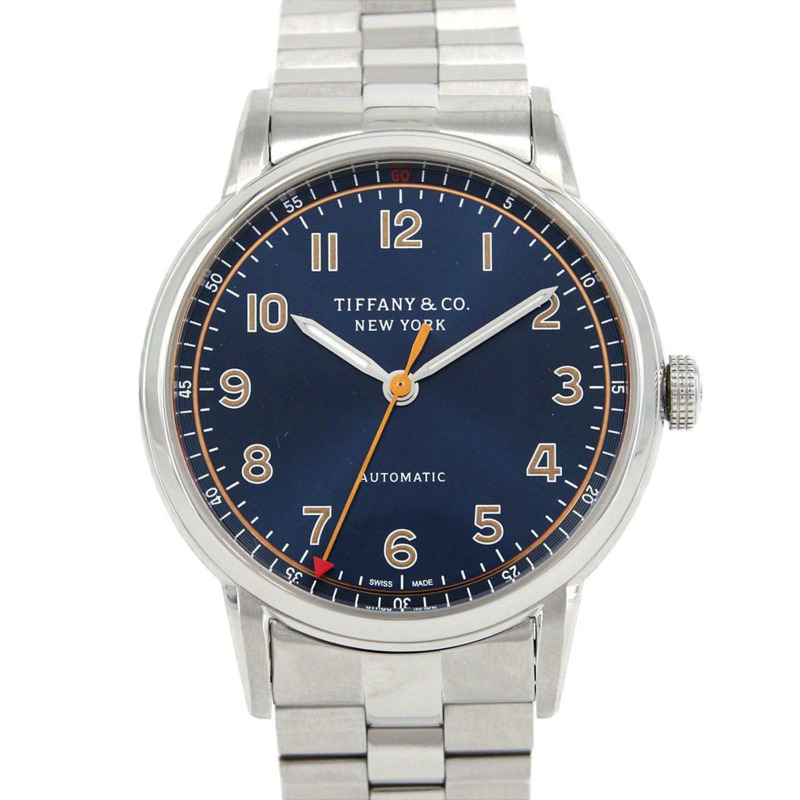 Tiffany & Co.) CT60 34668337 不鏽鋼自動腕錶-0