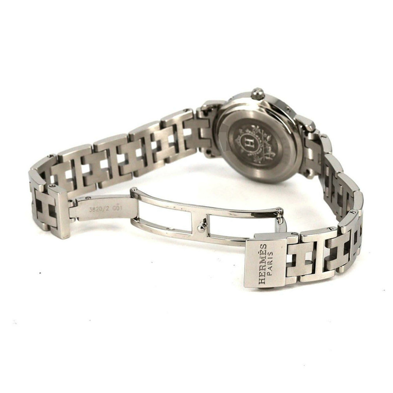 愛馬仕 Clipper CL4.210 不鏽鋼石英錶-6