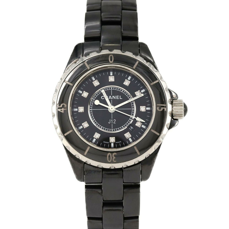 香奈兒 J12 33毫米陶瓷12P H1625 石英錶-0