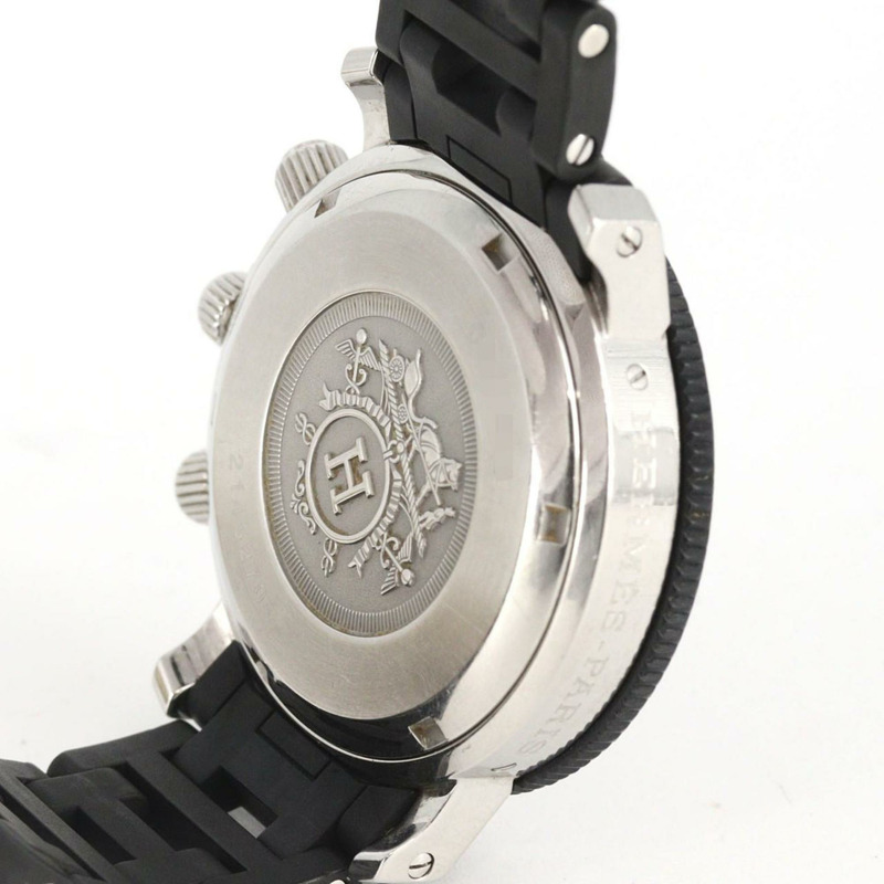 愛馬仕 Clipper Diver 潛水計時表 CL2.915 不鏽鋼 x 橡膠石英錶-5