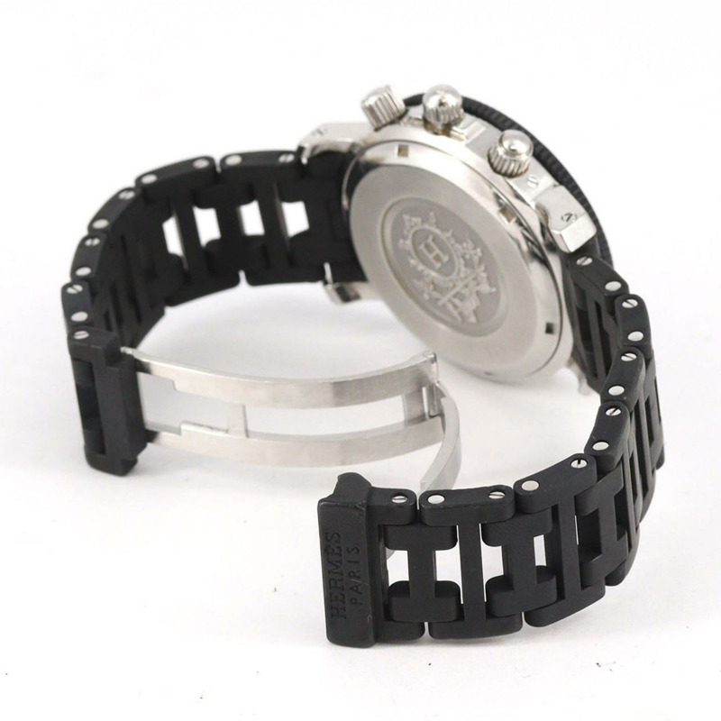 愛馬仕 Clipper Diver 潛水計時表 CL2.915 不鏽鋼 x 橡膠石英錶-6