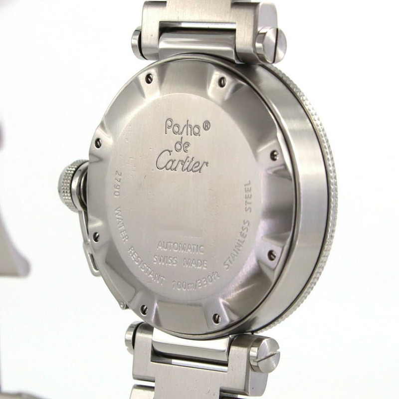 卡地亞 Pasha Seatimer W31080M7 不鏽鋼自動腕錶-5