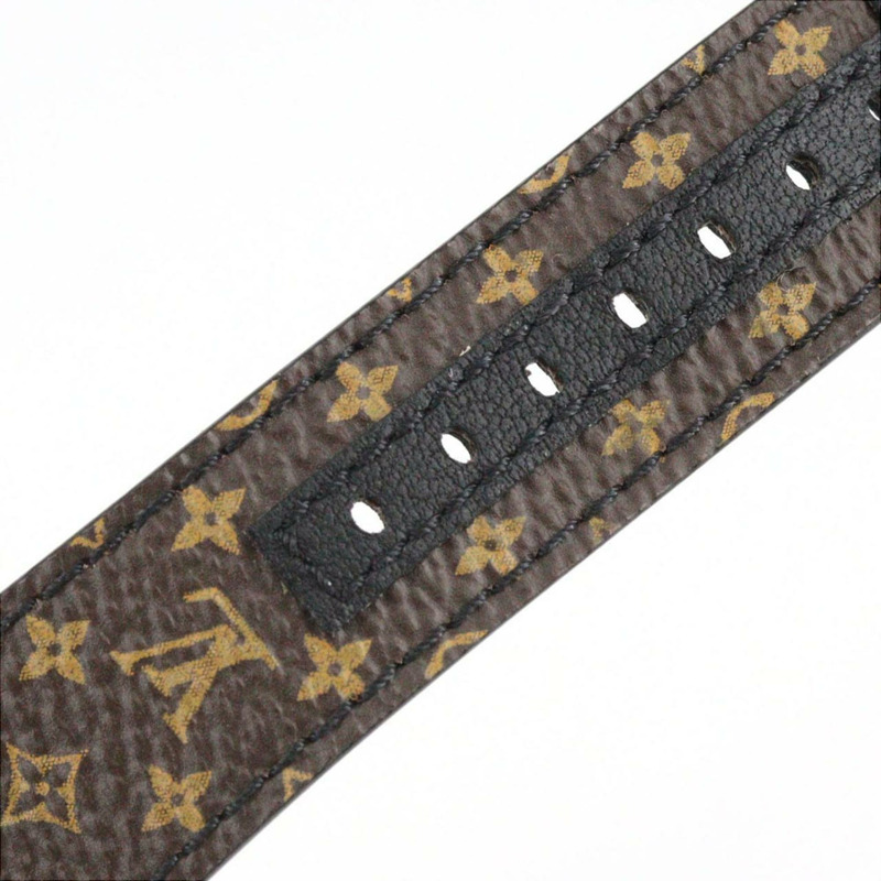 路易威登 Tambour 計時碼 Damier Cobalt QA090 SSxPG 自動腕錶-5