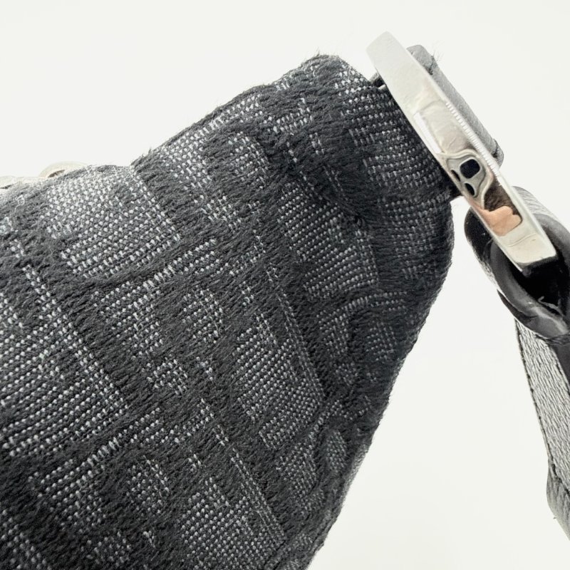 CHRISTIAN DIOR - 黑色牛皮緹花Saddle腰包-24