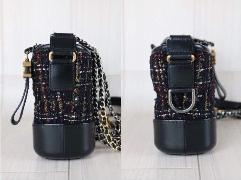 「JL精品代購」98新 Chanel香奈兒 Gabrielle 編織款小號流浪包-4