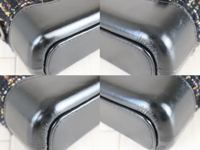 「JL精品代購」98新 Chanel香奈兒 Gabrielle 編織款小號流浪包-7