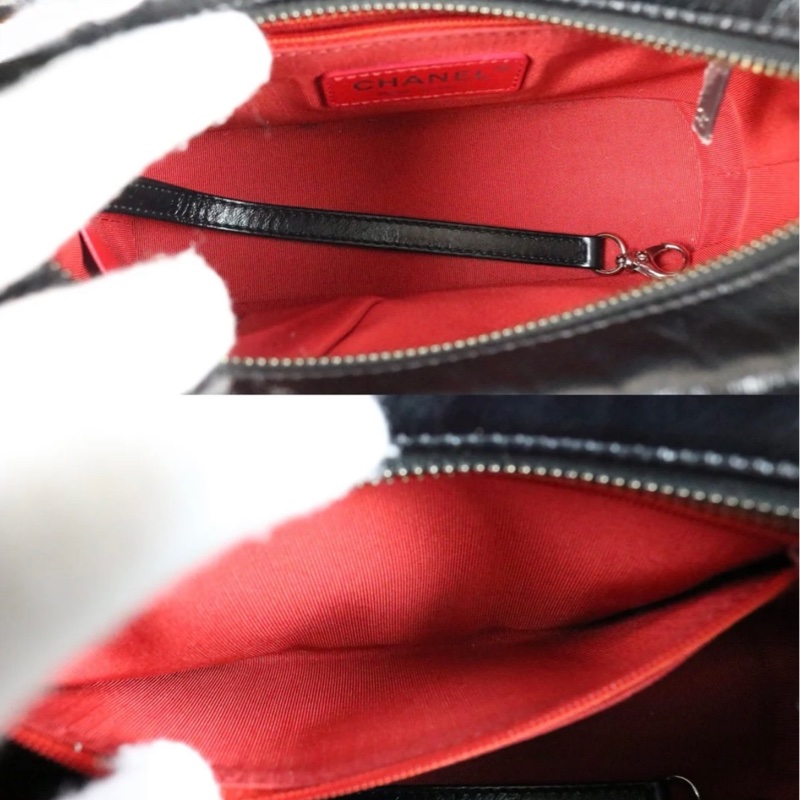 「JL精品代購」98新 Chanel香奈兒 Gabrielle 編織款小號流浪包-8