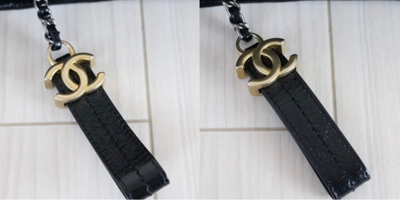 「JL精品代購」98新 Chanel香奈兒 Gabrielle 編織款小號流浪包-13