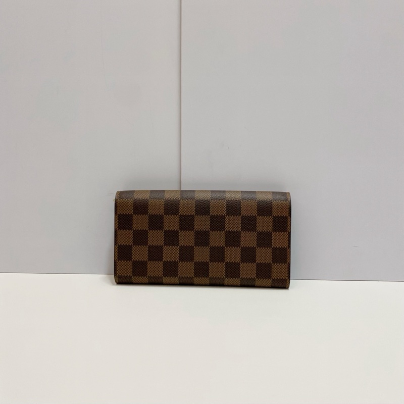 LV 經典款棋盤格錢夾 長款錢包 棕色內里 尺寸:19*10 附件:盒子 塵袋-1
