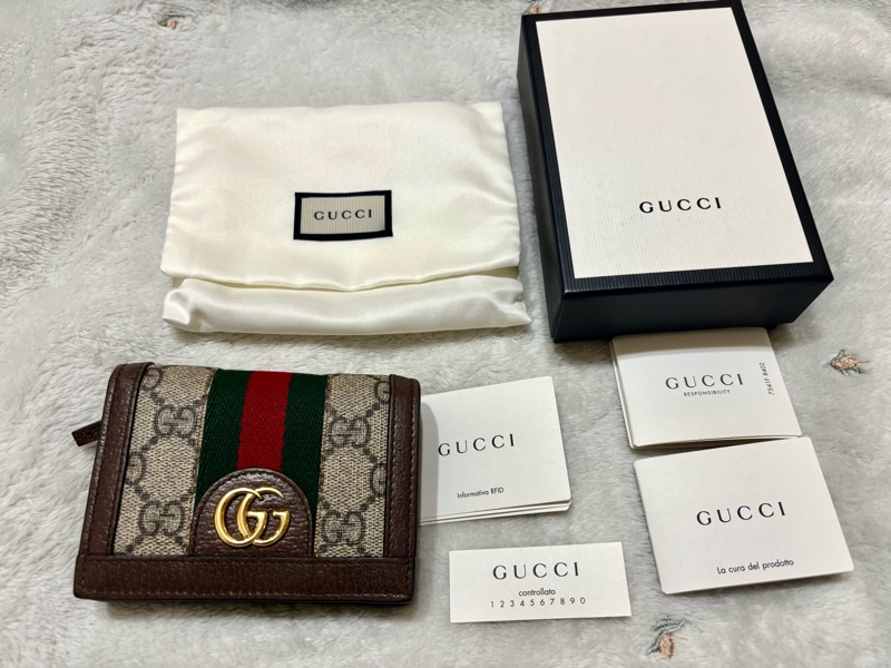 Gucci mini短夾-0