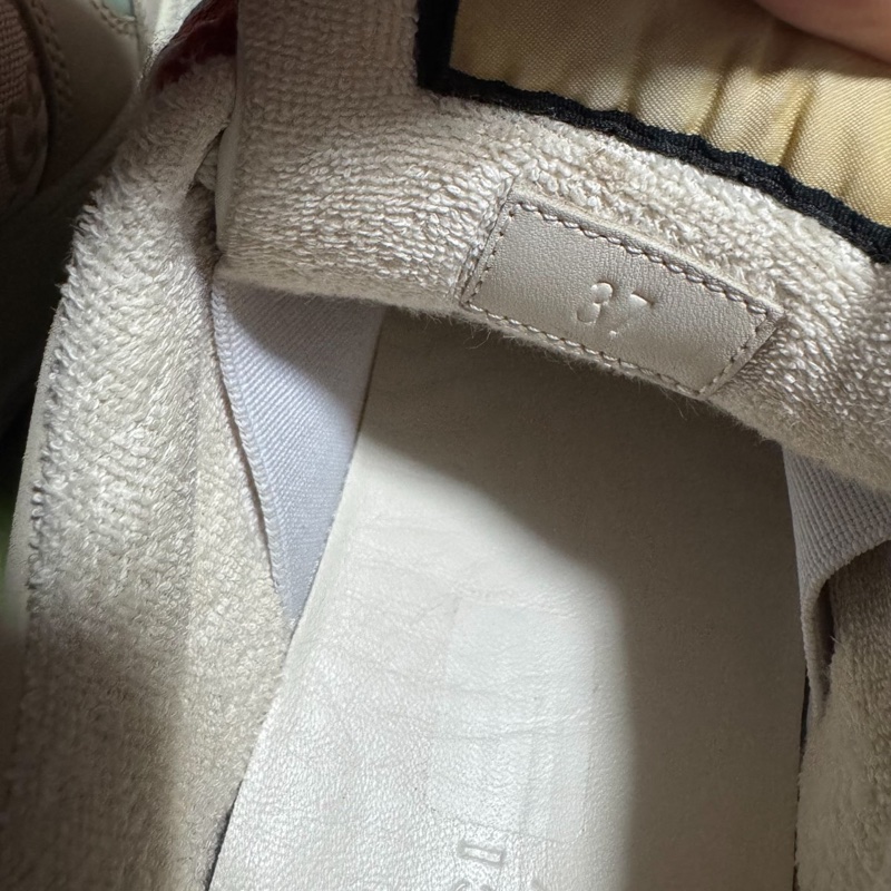 GUCCI小胖丁古馳Screene 髒髒鞋 粉米色 37碼-6
