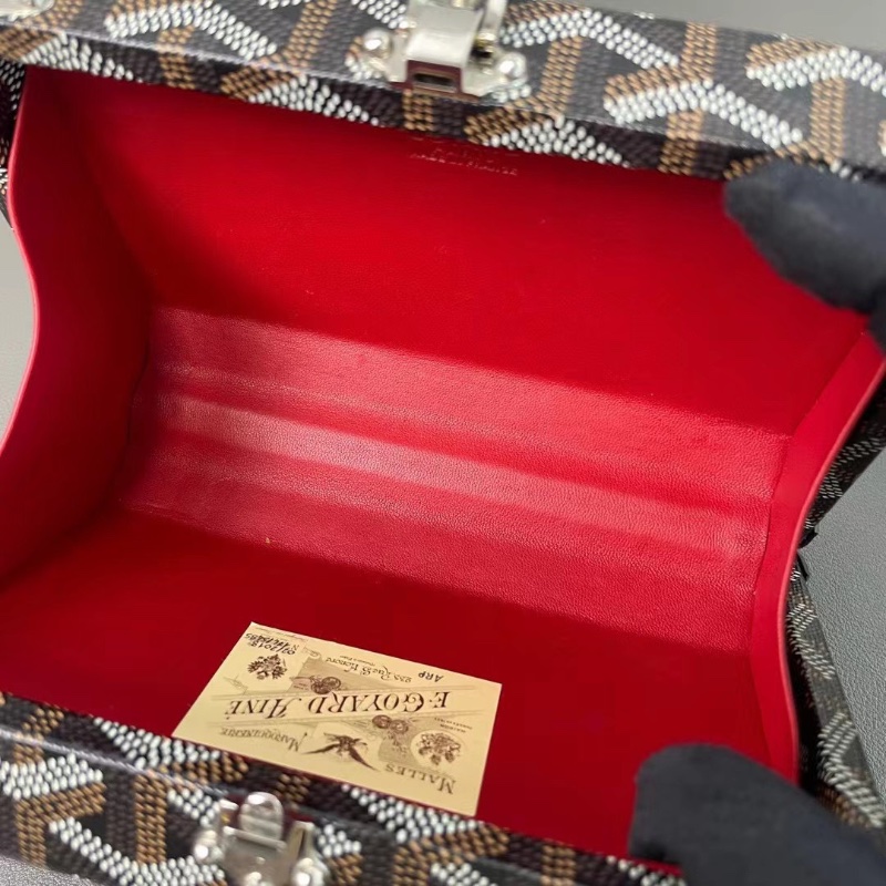 Goyard 老花相機硬盒子包16.5*11*5 98新配件塵袋-2