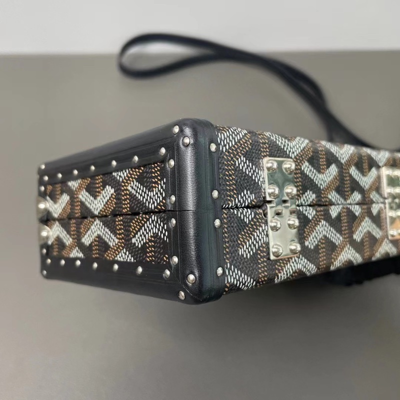 Goyard 老花相機硬盒子包16.5*11*5 98新配件塵袋-3