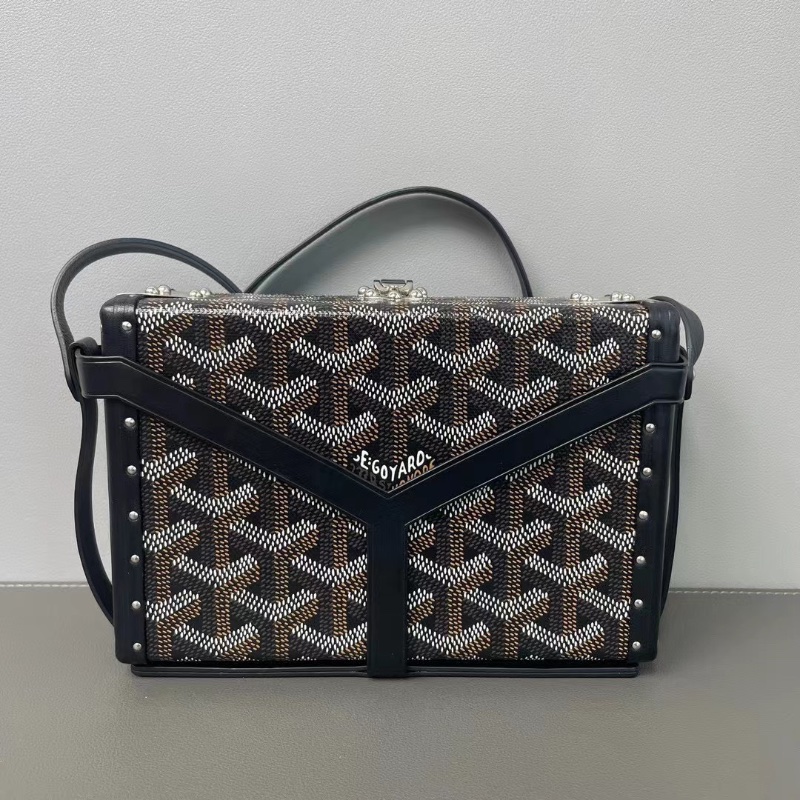 Goyard 老花相機硬盒子包16.5*11*5 98新配件塵袋-8