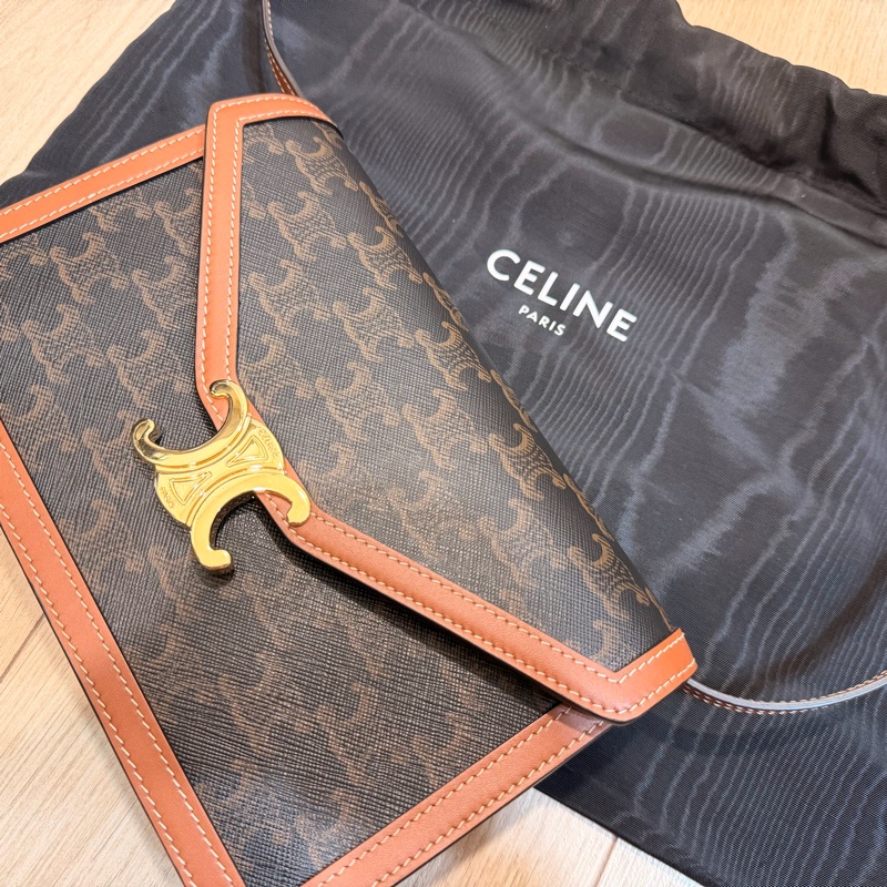 CELINE enveloppe triomphe 老花 信封包 WOC-0