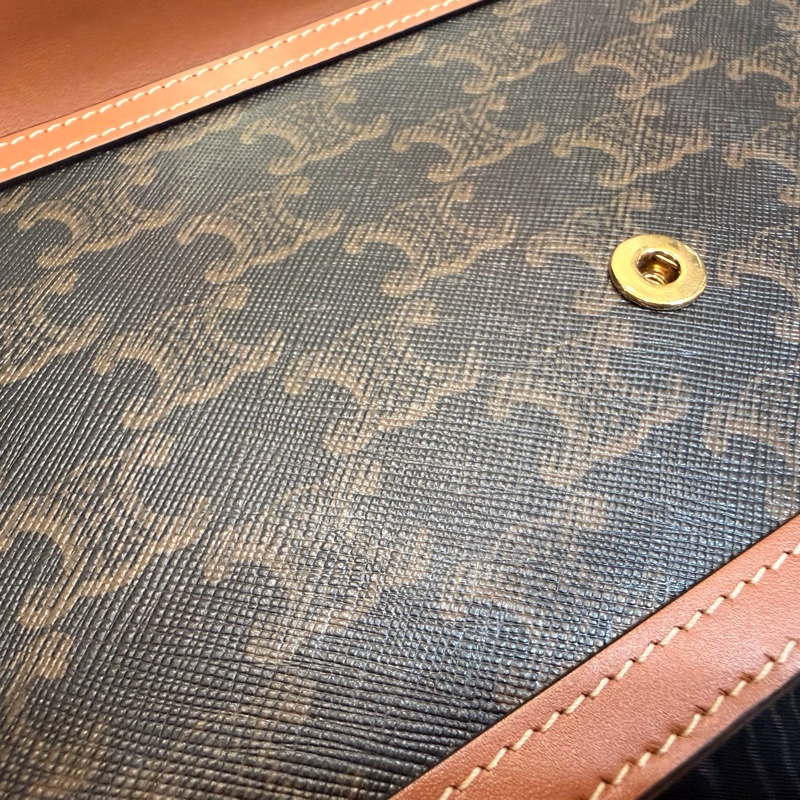 CELINE enveloppe triomphe 老花 信封包 WOC-4