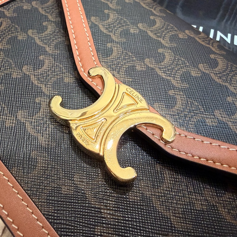 CELINE enveloppe triomphe 老花 信封包 WOC-11