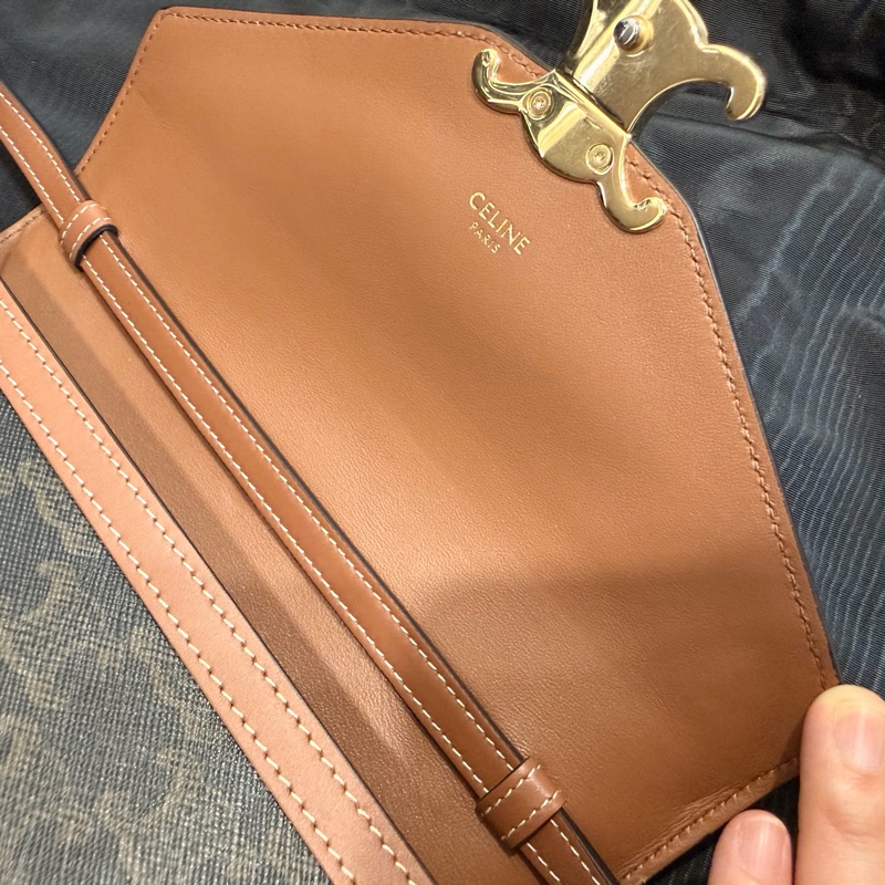 CELINE enveloppe triomphe 老花 信封包 WOC-7