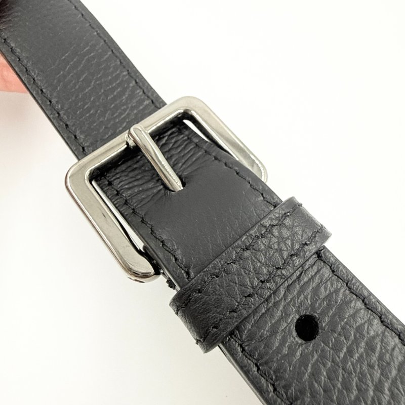 CHRISTIAN DIOR - 黑色牛皮銀釦緹花Weekender 25 包-24