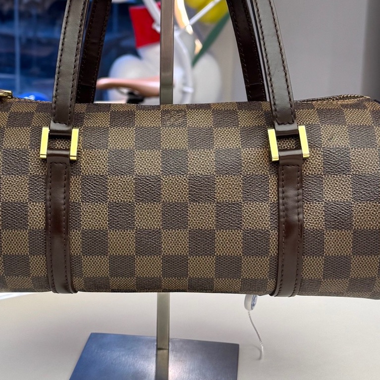 Lv路易威登 棋盤格巴比龍 圓筒包 經典手提包 尺寸：27*13 附件：無-6