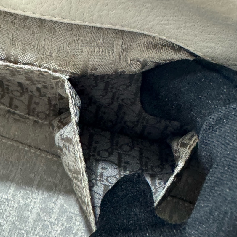 Christian Dior White Leather Handbag-21