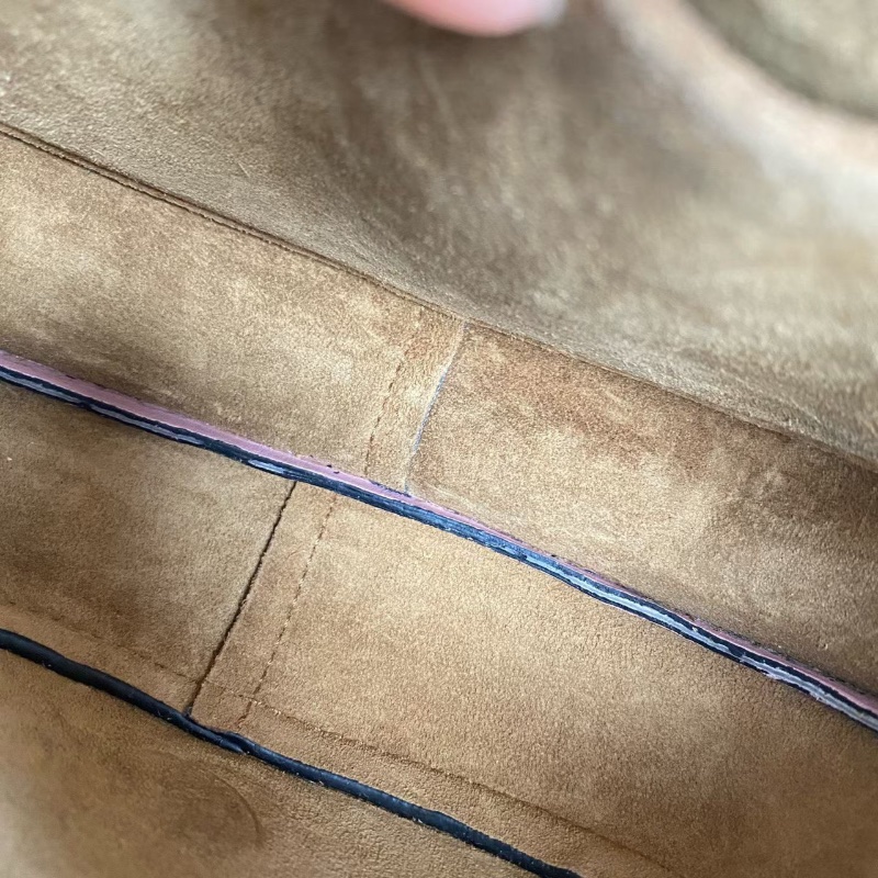 Loewe gate mini腰包 粉色牛皮21*12*8 98新配件塵袋-2