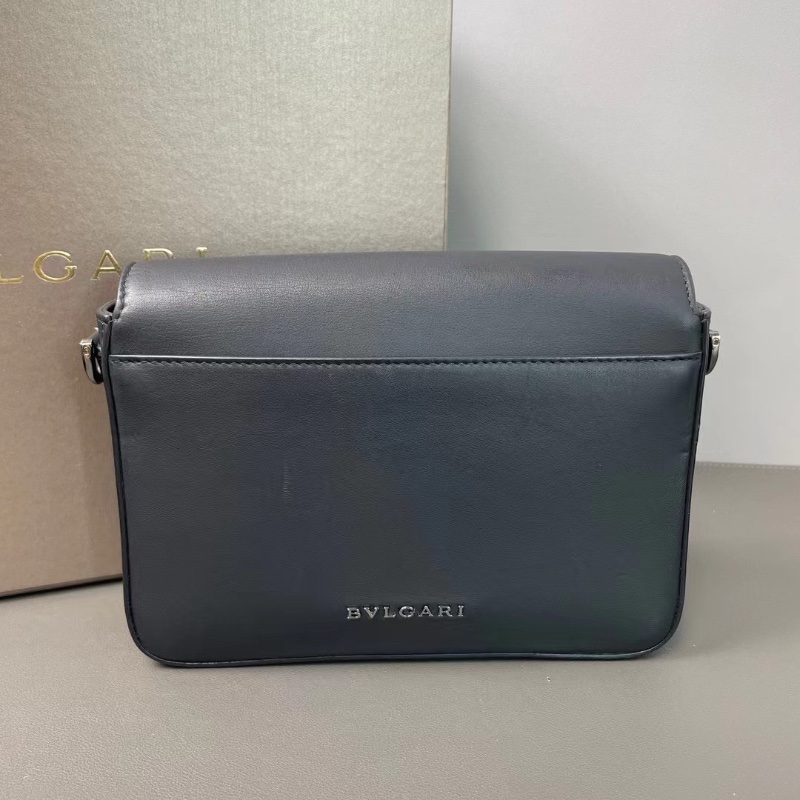 BVLGARI 新款Serpenti Forever 系列So black五金28*13*5  99新配件肩帶 子袋 購證 保卡 塵袋 盒子-8