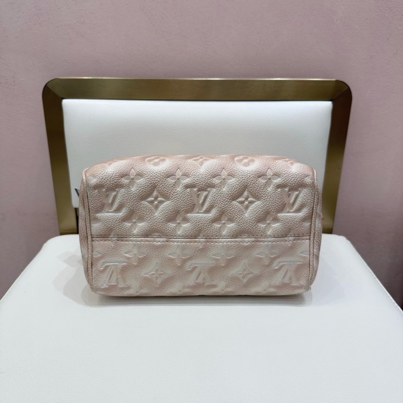 LV sp20日月星辰系粉枕頭包肩背包芯片款  20*14  98新配件鎖鑰匙肩帶 塵袋-5