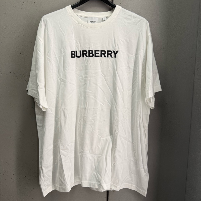 二手白色Burberry 短袖T恤-0