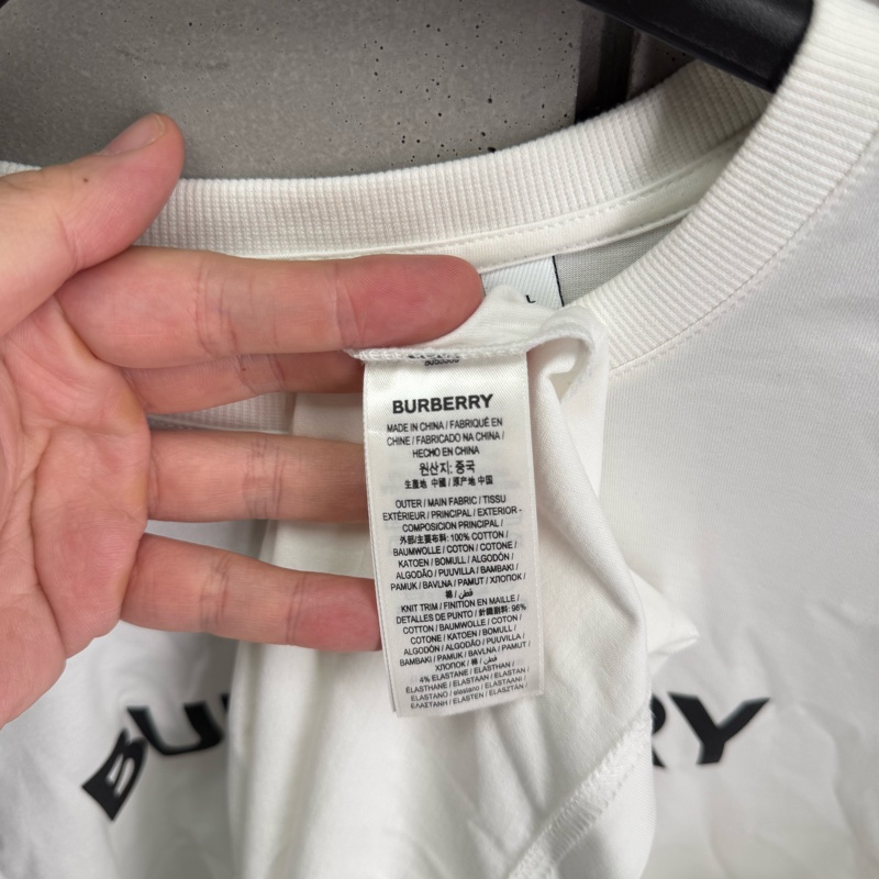 二手白色Burberry 短袖T恤-3