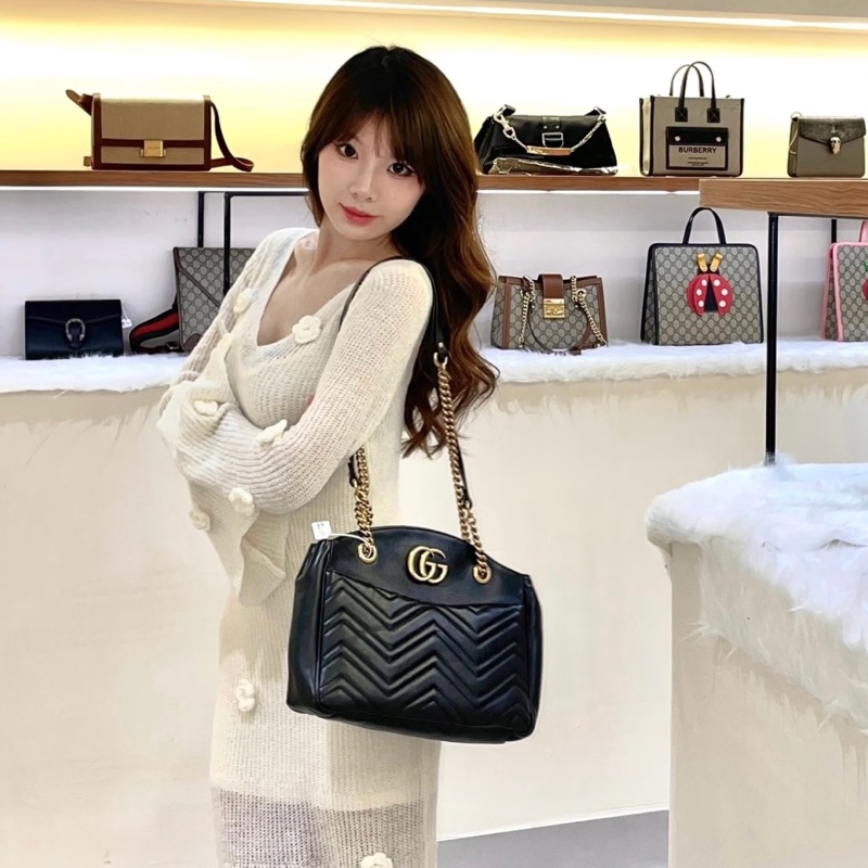 【超!級!新】 GUCCI Marmont 古馳 馬夢托特包 (專櫃95,000)-11