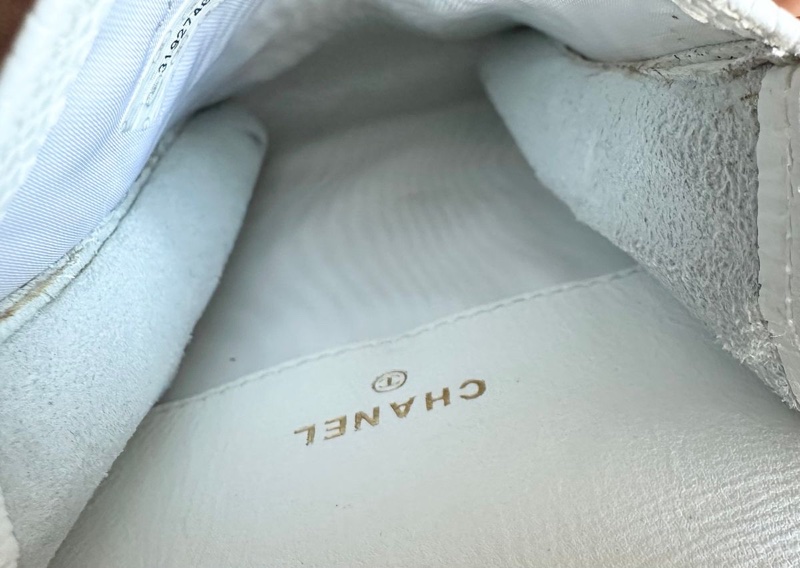 香奈兒 包 魚子醬 斜挎包 白色 皮革包 側背包 斜背包 二手 古董包 白雪公主 荔枝皮 chanel 手機包-23