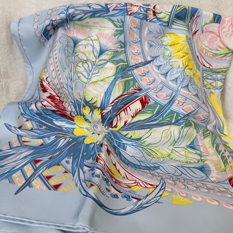 Hermes✨太平之舞 Danse pacifique 90 絲巾-1