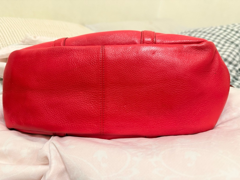 coach 紅色側背包-2