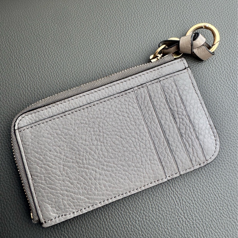 Chloe ALPHABET 卡片夾/零錢包 灰色-2