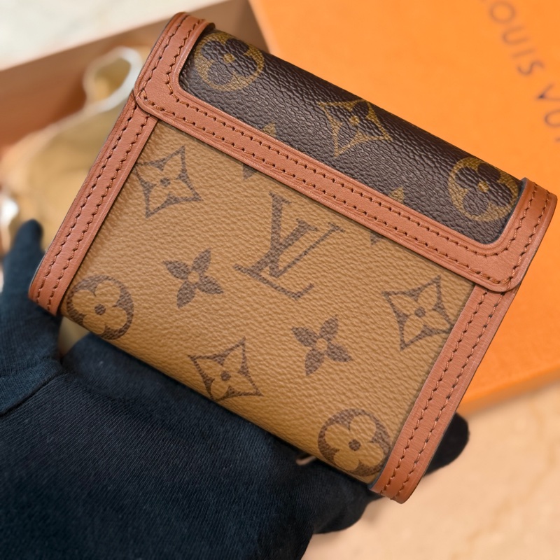 LV 老花經典錢包 三折短夾🖤 超級新!達芙妮-4