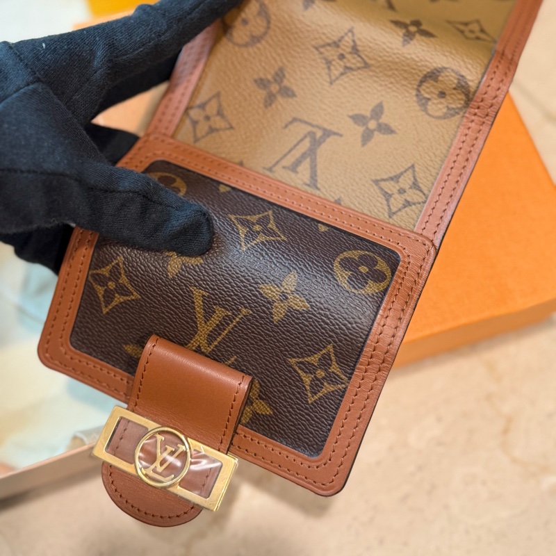 LV 老花經典錢包 三折短夾🖤 超級新!達芙妮-13