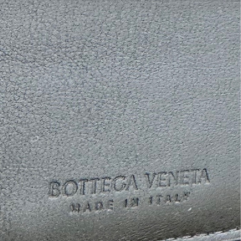 BOTTEGA VENETA黑色編織短夾 錢包-4