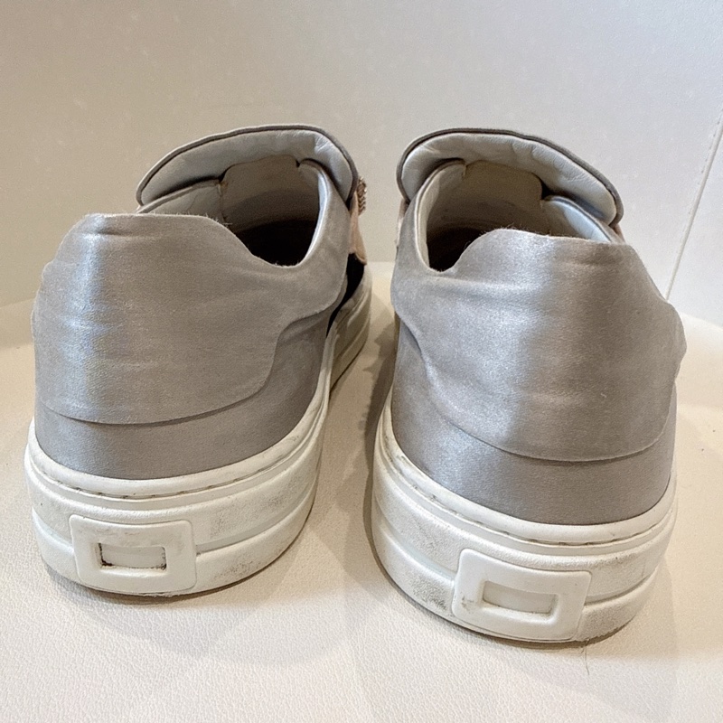 Roger vivier✨RV鑽釦緞面平底鞋休閒鞋 #38.5-16