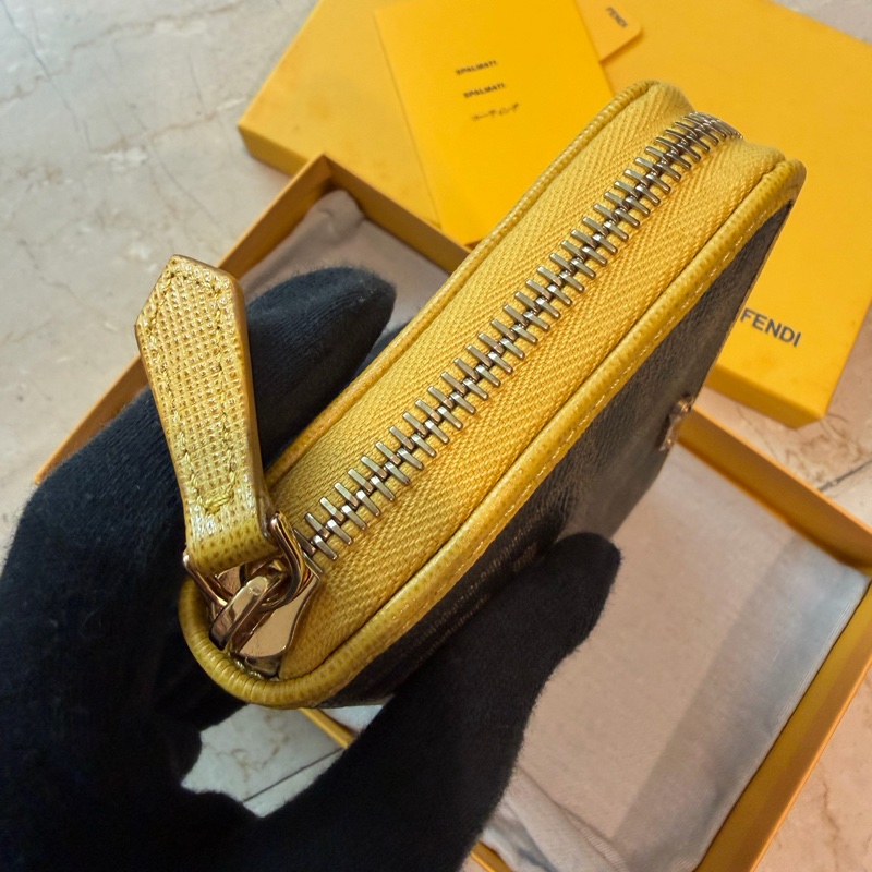 Fandi 老花滾邊長夾 💛誰拿誰可愛-1