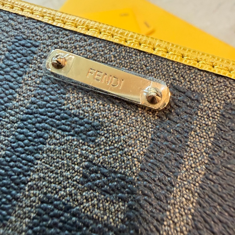 Fandi 老花滾邊長夾 💛誰拿誰可愛-10