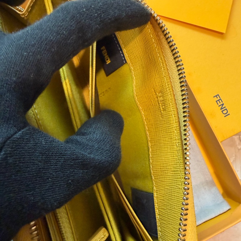 Fandi 老花滾邊長夾 💛誰拿誰可愛-12