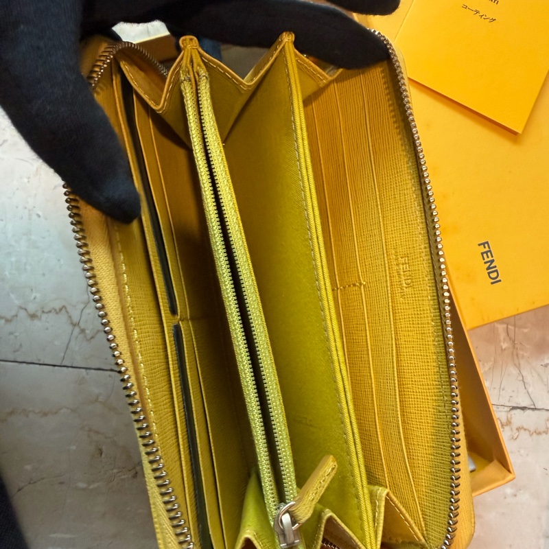 Fandi 老花滾邊長夾 💛誰拿誰可愛-13