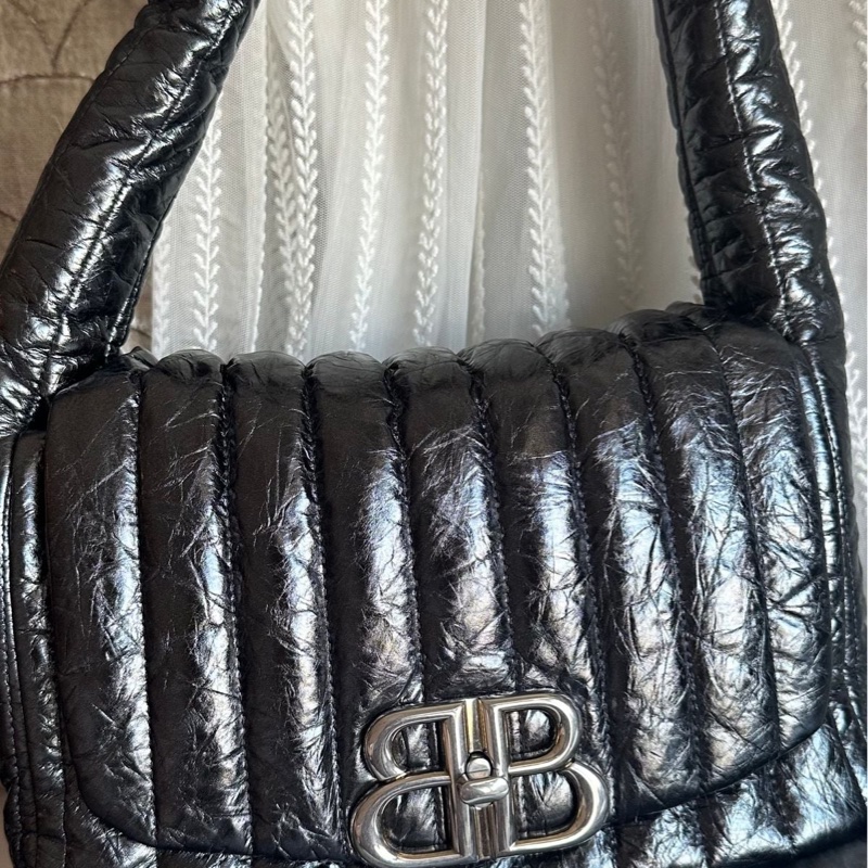巴黎世家 包 包包 腋下包 閒置品 有專櫃影印單副本 BALENCIAGA Small Monaco bag 托特包-3